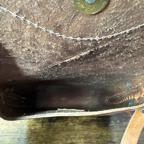 HANDCRAFTED Leather UNIQUE Custom Made Crossbody - Picture 7 of 9